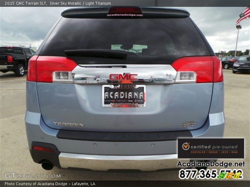 Silver Sky Metallic / Light Titanium 2015 GMC Terrain SLT