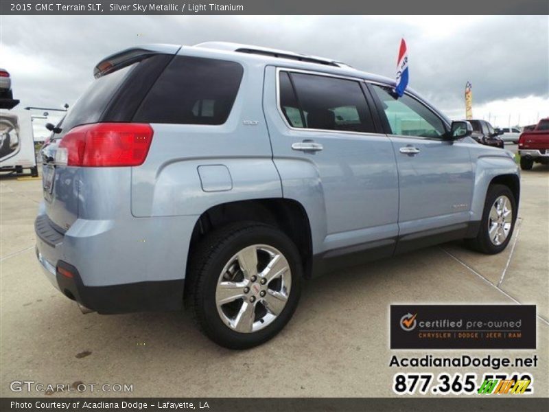 Silver Sky Metallic / Light Titanium 2015 GMC Terrain SLT