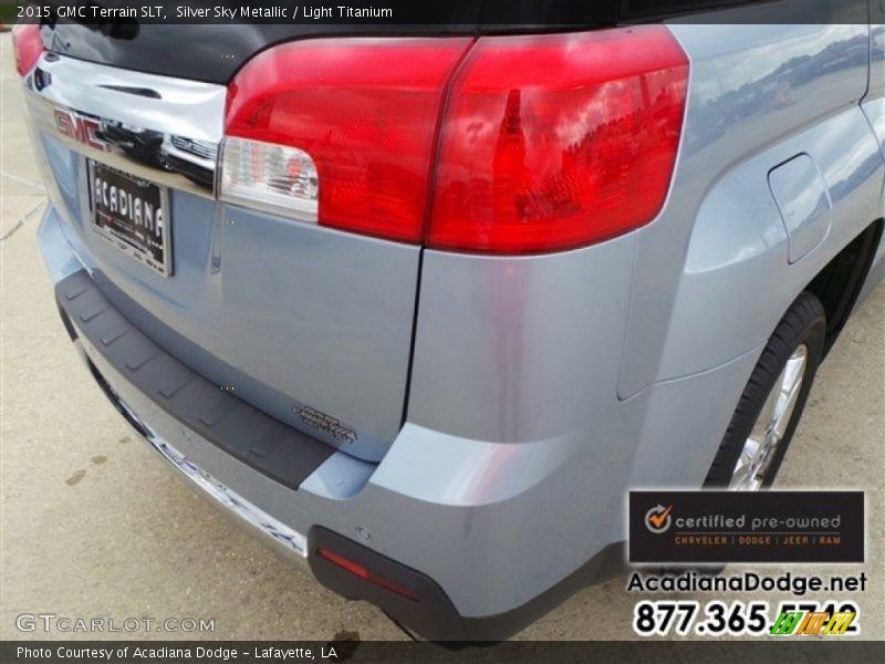 Silver Sky Metallic / Light Titanium 2015 GMC Terrain SLT