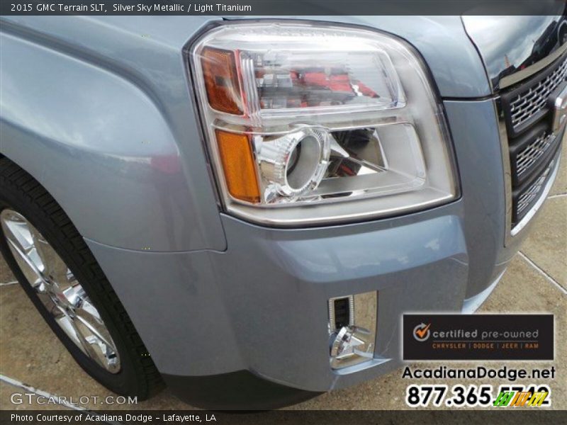 Silver Sky Metallic / Light Titanium 2015 GMC Terrain SLT