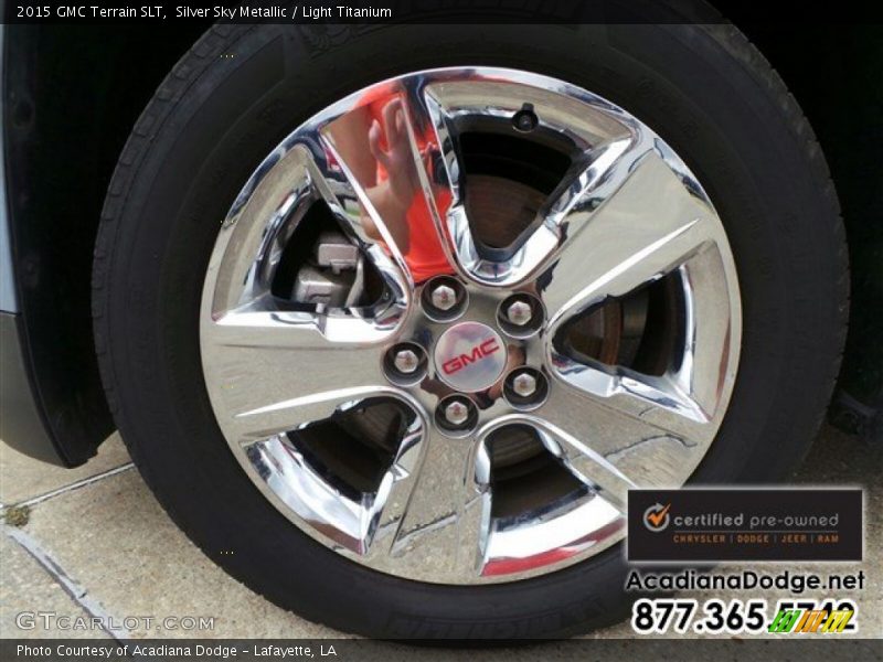 Silver Sky Metallic / Light Titanium 2015 GMC Terrain SLT