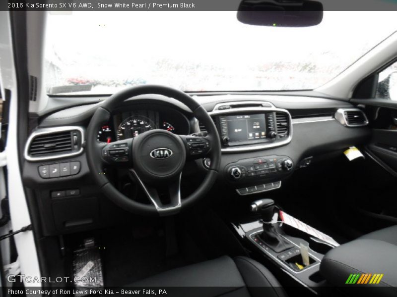 Premium Black Interior - 2016 Sorento SX V6 AWD 