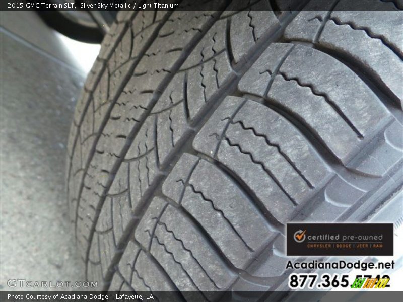 Silver Sky Metallic / Light Titanium 2015 GMC Terrain SLT