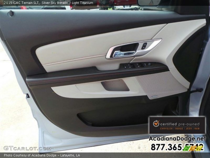 Silver Sky Metallic / Light Titanium 2015 GMC Terrain SLT