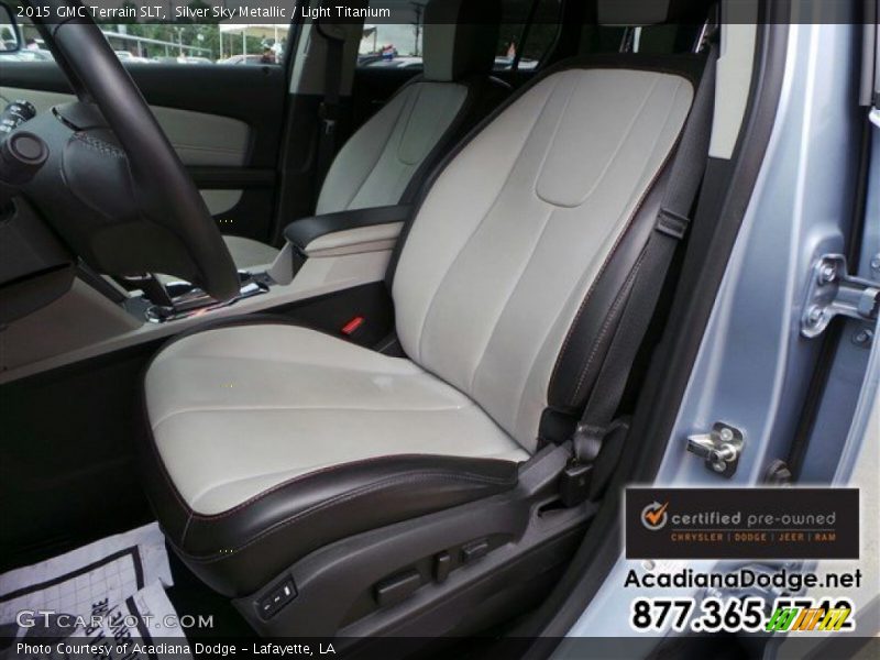 Silver Sky Metallic / Light Titanium 2015 GMC Terrain SLT