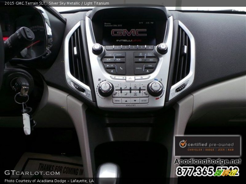 Silver Sky Metallic / Light Titanium 2015 GMC Terrain SLT