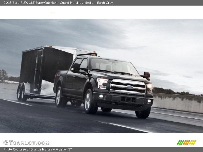 Guard Metallic / Medium Earth Gray 2015 Ford F150 XLT SuperCab 4x4