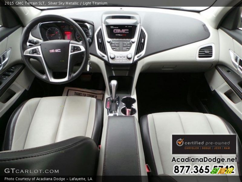 Silver Sky Metallic / Light Titanium 2015 GMC Terrain SLT