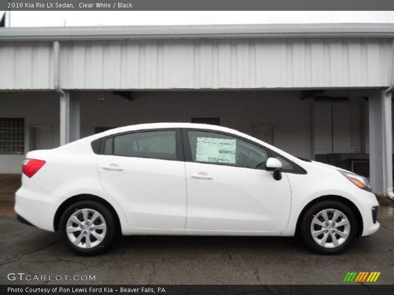  2016 Rio LX Sedan Clear White