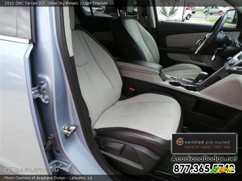 Silver Sky Metallic / Light Titanium 2015 GMC Terrain SLT