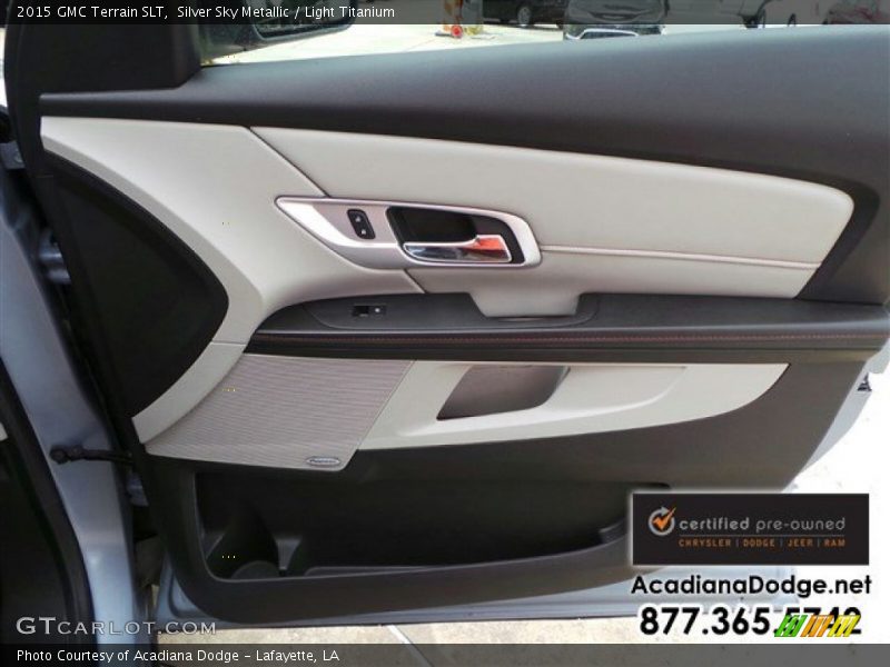 Silver Sky Metallic / Light Titanium 2015 GMC Terrain SLT