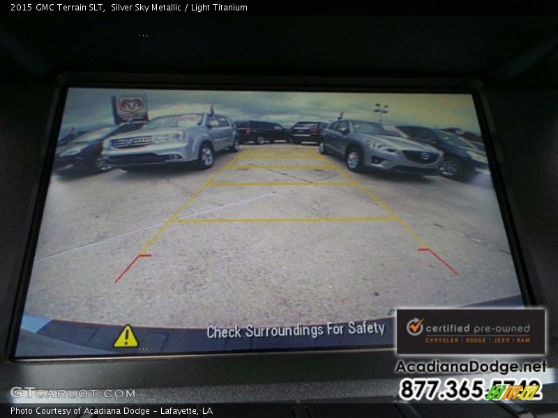 Silver Sky Metallic / Light Titanium 2015 GMC Terrain SLT