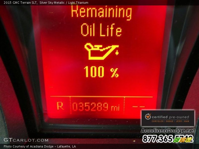 Silver Sky Metallic / Light Titanium 2015 GMC Terrain SLT