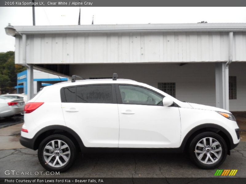  2016 Sportage LX Clear White