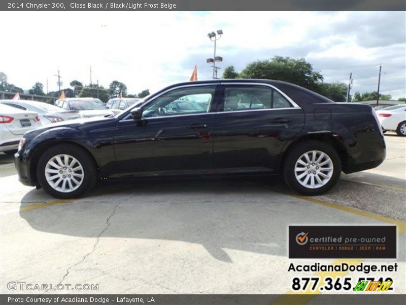 Gloss Black / Black/Light Frost Beige 2014 Chrysler 300