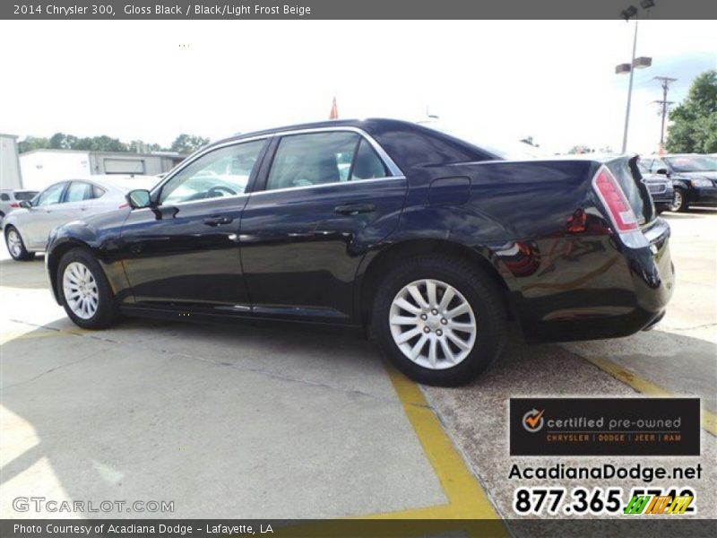 Gloss Black / Black/Light Frost Beige 2014 Chrysler 300