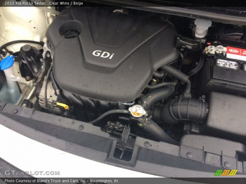 Clear White / Beige 2013 Kia Rio LX Sedan