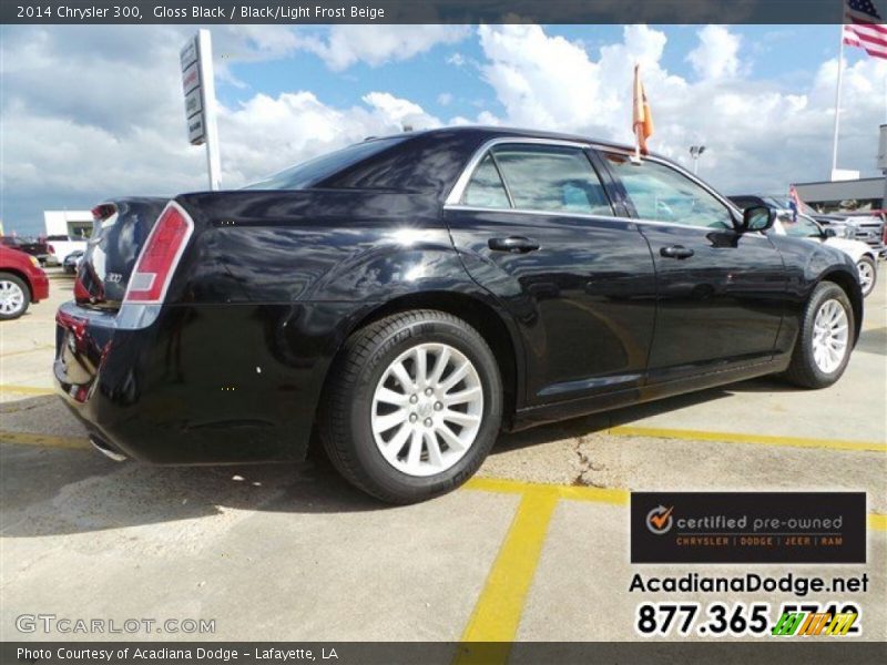 Gloss Black / Black/Light Frost Beige 2014 Chrysler 300