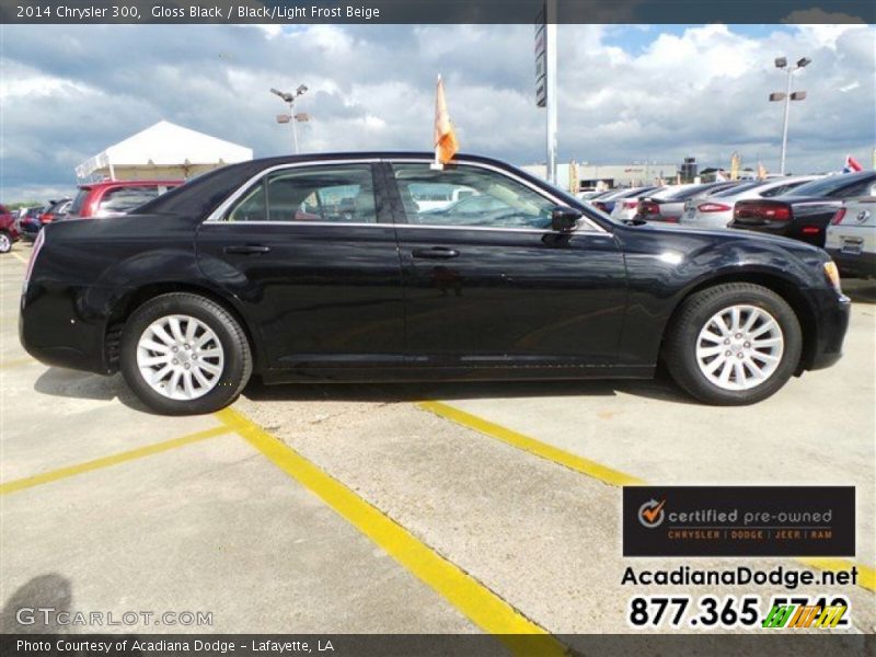 Gloss Black / Black/Light Frost Beige 2014 Chrysler 300