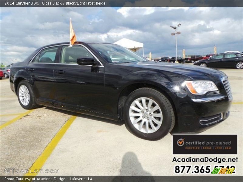 Gloss Black / Black/Light Frost Beige 2014 Chrysler 300