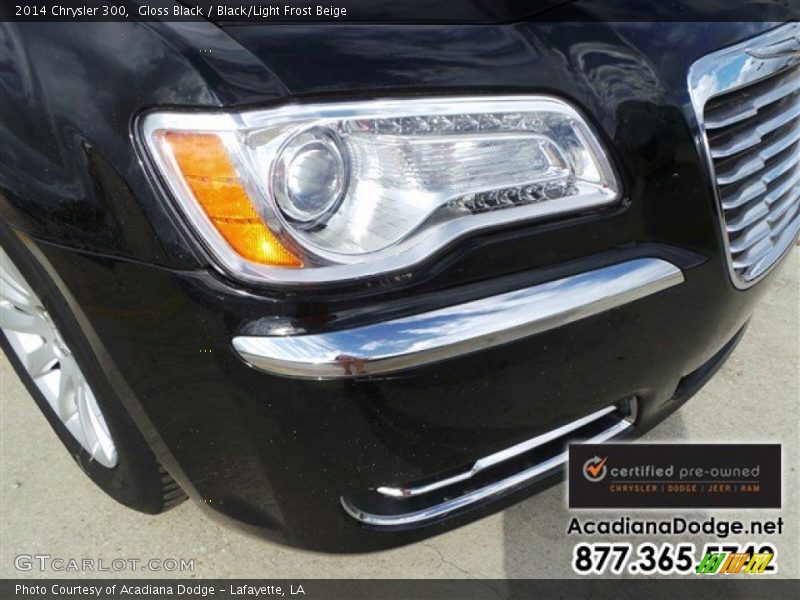 Gloss Black / Black/Light Frost Beige 2014 Chrysler 300