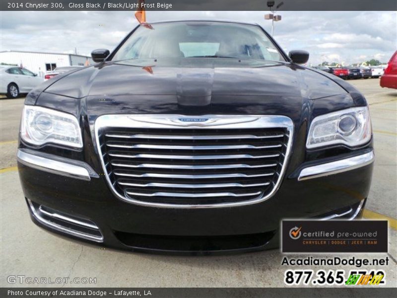 Gloss Black / Black/Light Frost Beige 2014 Chrysler 300