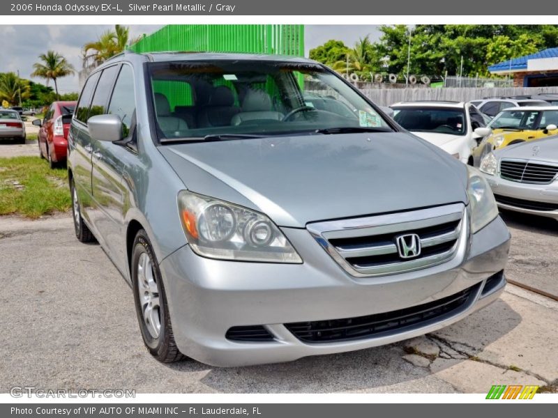 Silver Pearl Metallic / Gray 2006 Honda Odyssey EX-L