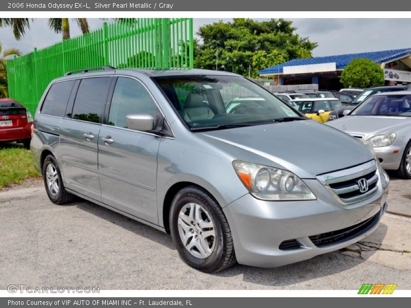 Silver Pearl Metallic / Gray 2006 Honda Odyssey EX-L