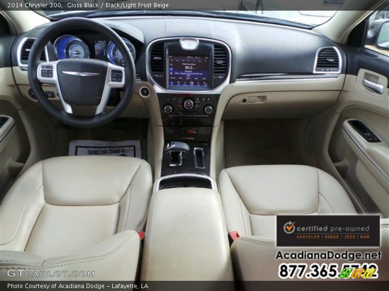 Gloss Black / Black/Light Frost Beige 2014 Chrysler 300