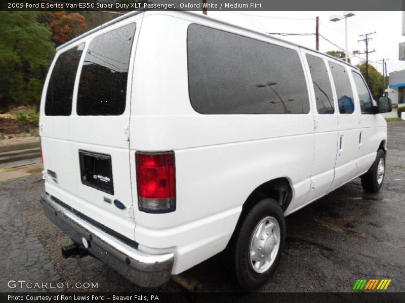 Oxford White / Medium Flint 2009 Ford E Series Van E350 Super Duty XLT Passenger
