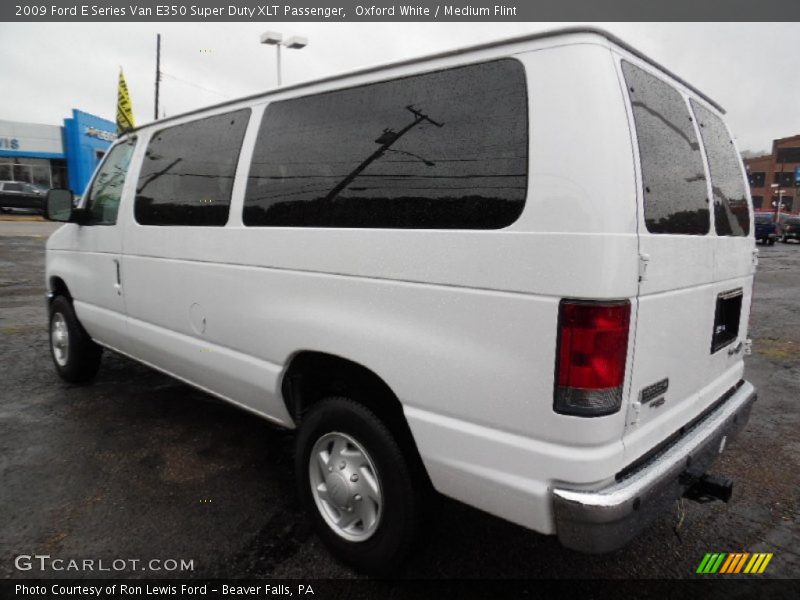 Oxford White / Medium Flint 2009 Ford E Series Van E350 Super Duty XLT Passenger