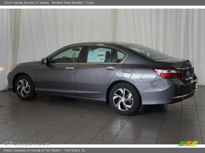 Modern Steel Metallic / Gray 2016 Honda Accord LX Sedan