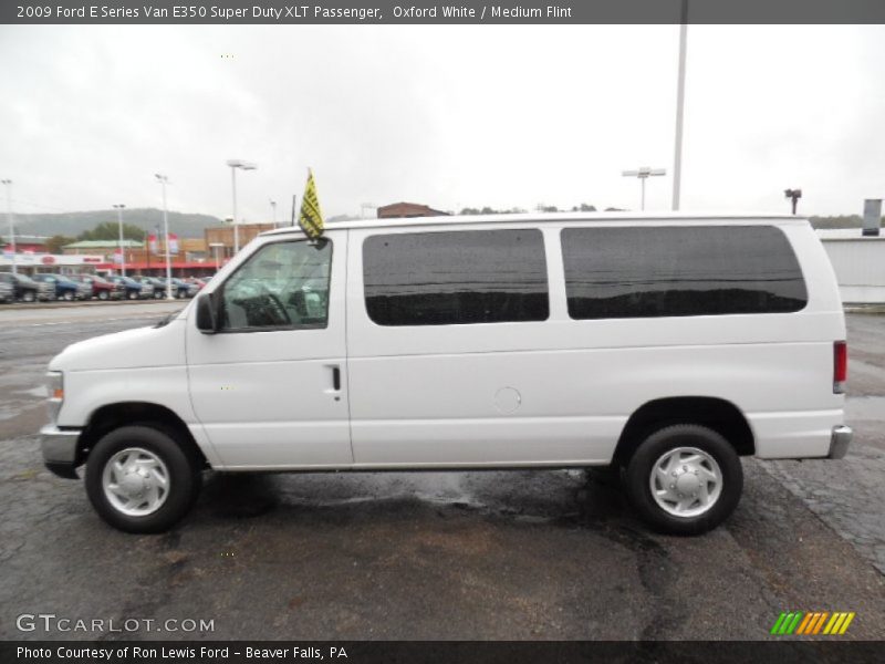Oxford White / Medium Flint 2009 Ford E Series Van E350 Super Duty XLT Passenger
