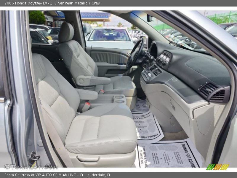 Silver Pearl Metallic / Gray 2006 Honda Odyssey EX-L