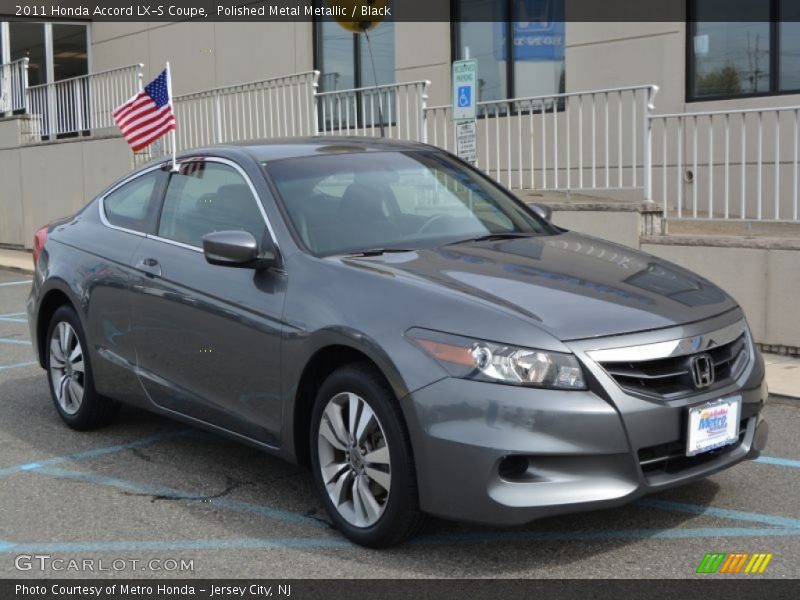Polished Metal Metallic / Black 2011 Honda Accord LX-S Coupe