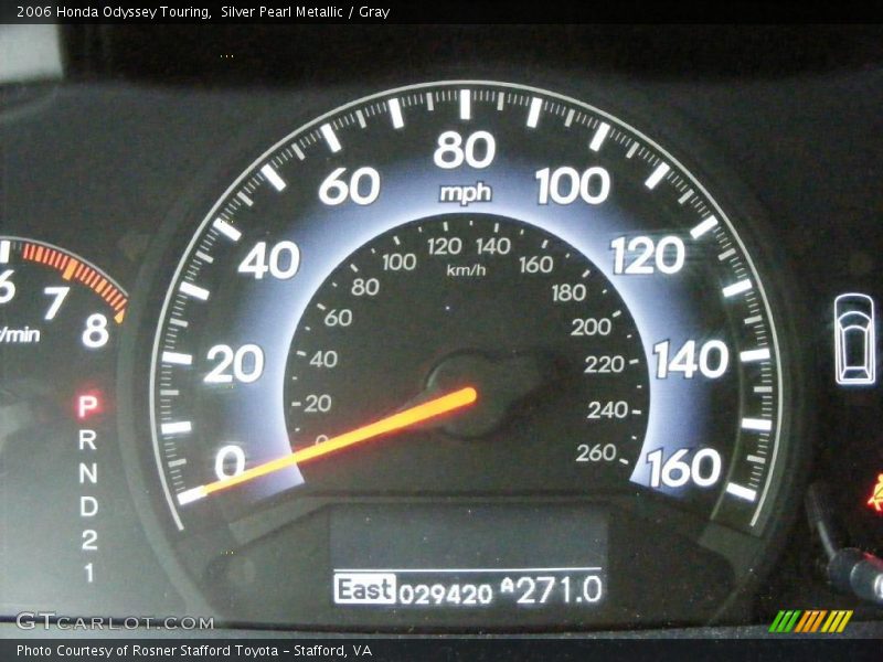 Silver Pearl Metallic / Gray 2006 Honda Odyssey Touring