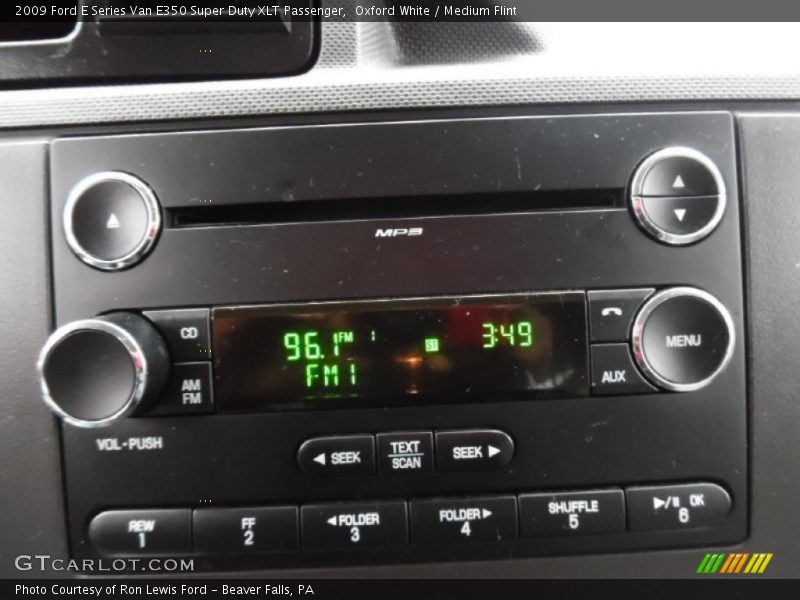 Oxford White / Medium Flint 2009 Ford E Series Van E350 Super Duty XLT Passenger