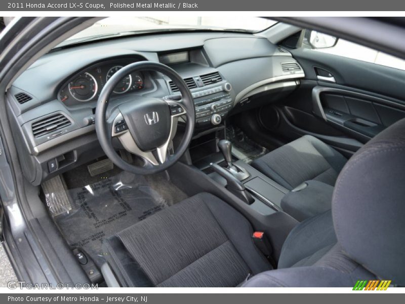 Polished Metal Metallic / Black 2011 Honda Accord LX-S Coupe
