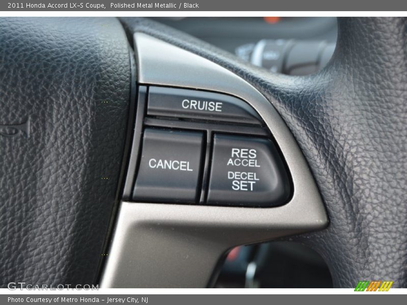 Polished Metal Metallic / Black 2011 Honda Accord LX-S Coupe