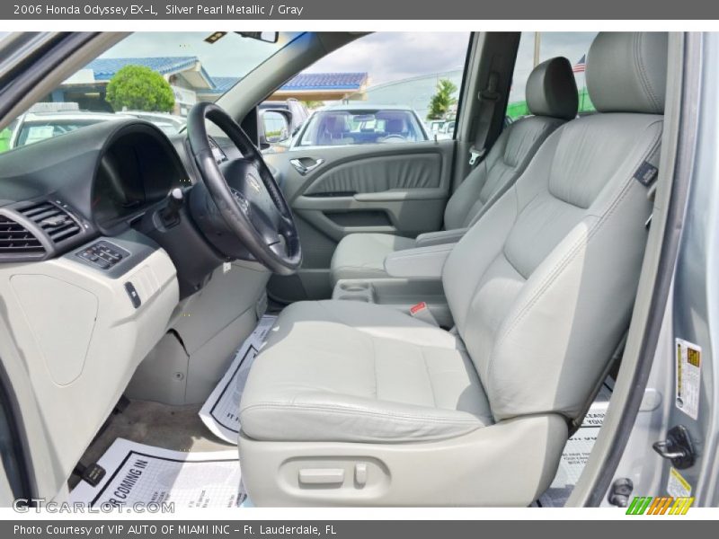 Silver Pearl Metallic / Gray 2006 Honda Odyssey EX-L