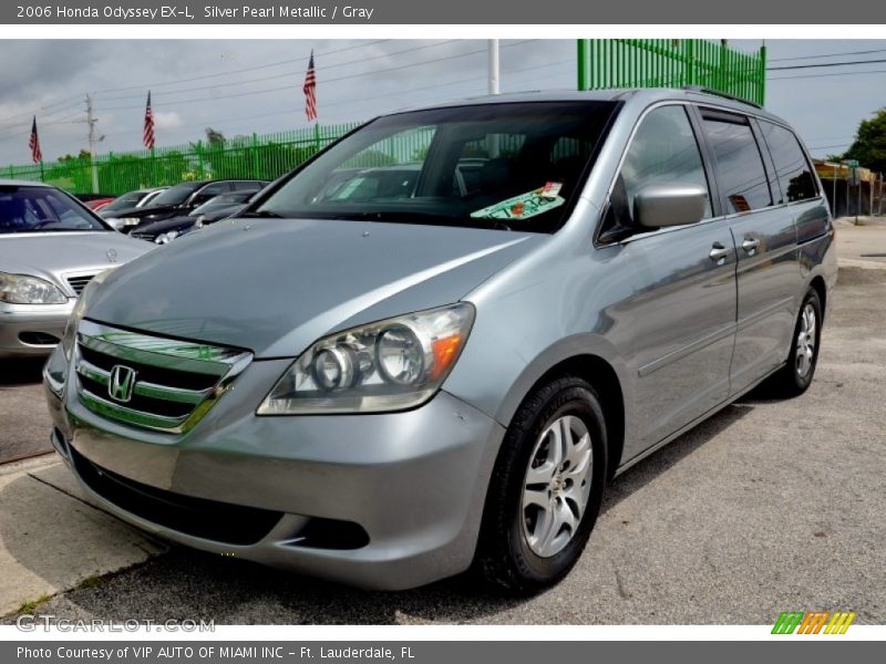 Silver Pearl Metallic / Gray 2006 Honda Odyssey EX-L