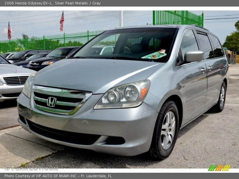 Silver Pearl Metallic / Gray 2006 Honda Odyssey EX-L