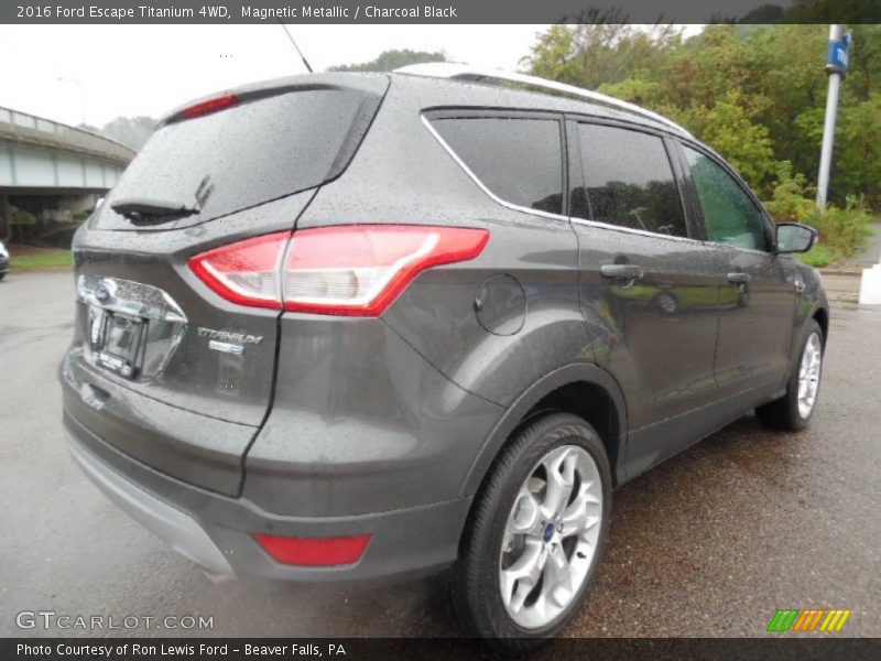 Magnetic Metallic / Charcoal Black 2016 Ford Escape Titanium 4WD