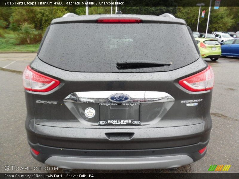 Magnetic Metallic / Charcoal Black 2016 Ford Escape Titanium 4WD