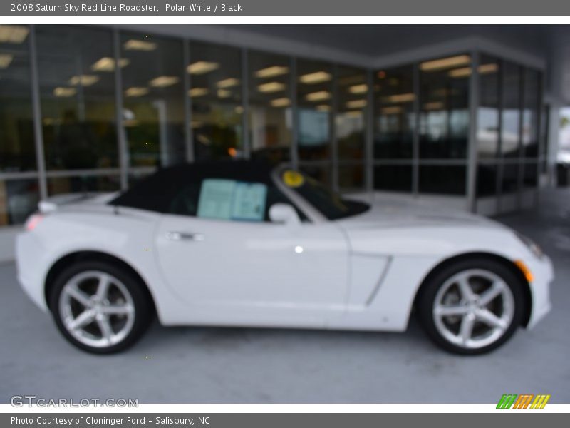 Polar White / Black 2008 Saturn Sky Red Line Roadster