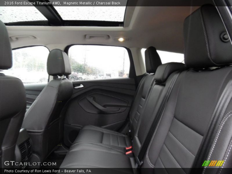 Rear Seat of 2016 Escape Titanium 4WD