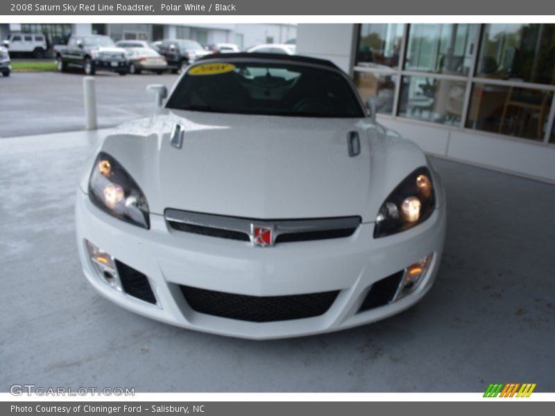 Polar White / Black 2008 Saturn Sky Red Line Roadster