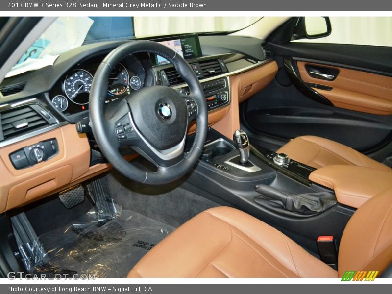  2013 3 Series 328i Sedan Saddle Brown Interior