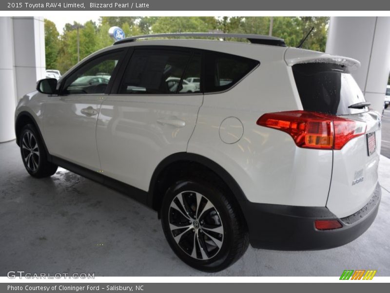 Blizzard Pearl / Latte 2015 Toyota RAV4 Limited