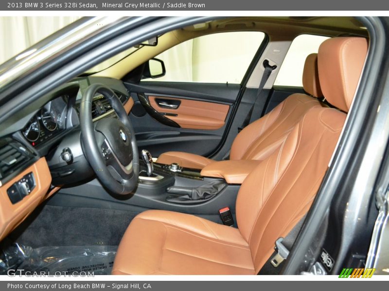 Front Seat of 2013 3 Series 328i Sedan